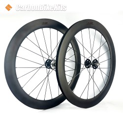 FLASH™️ Juego de ruedas de carbono para pista 700C 38/50/60/88mm